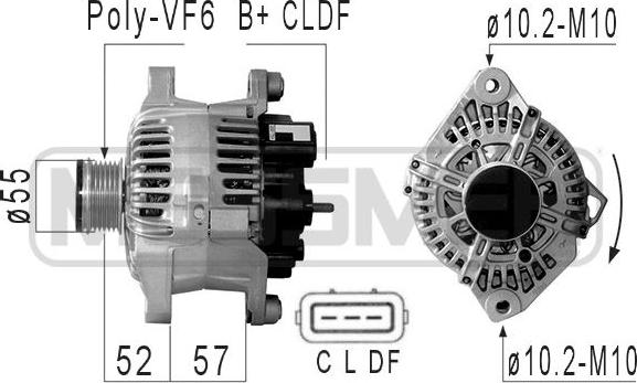 ERA 210820 - Генератор vvparts.bg