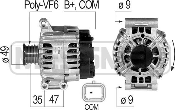 ERA 210828 - Генератор vvparts.bg