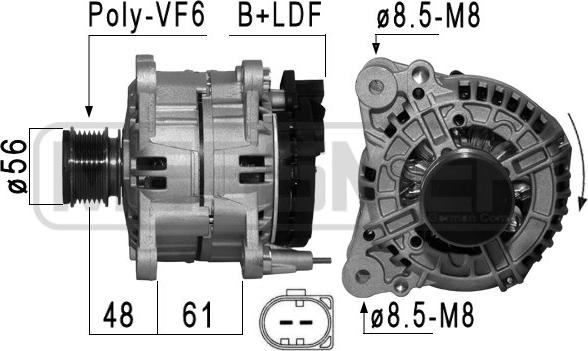 ERA 210870 - Генератор vvparts.bg