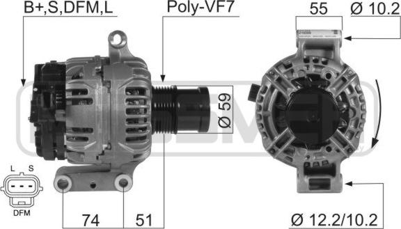 ERA 210399A - Генератор vvparts.bg