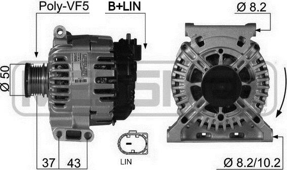 ERA 210395 - Генератор vvparts.bg