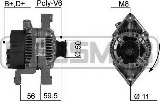 ERA 210349R - Генератор vvparts.bg