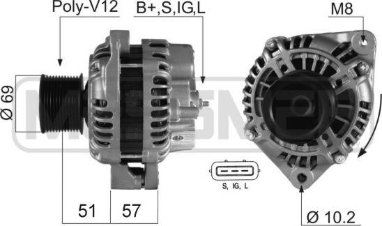 ERA 210341 - Генератор vvparts.bg