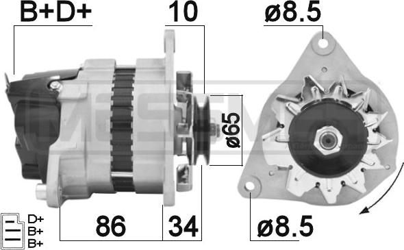 ERA 210343A - Генератор vvparts.bg