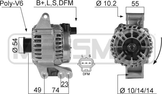 ERA 210359 - Генератор vvparts.bg