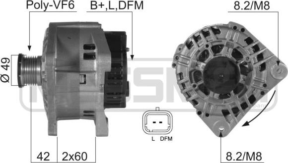 ERA 210353 - Генератор vvparts.bg