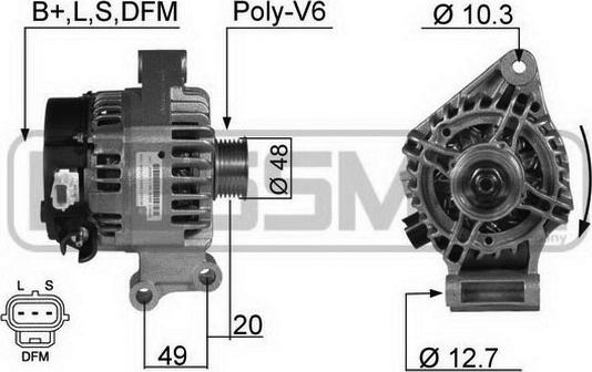 ERA 210357 - Генератор vvparts.bg