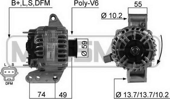 ERA 210361 - Генератор vvparts.bg