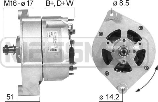 ERA 210300A - Генератор vvparts.bg