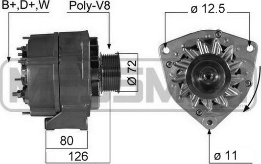 ERA 210307A - Генератор vvparts.bg