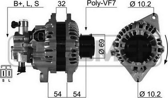 ERA 210381R - Генератор vvparts.bg