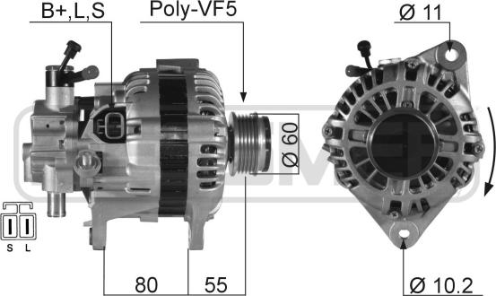 ERA 210387A - Генератор vvparts.bg