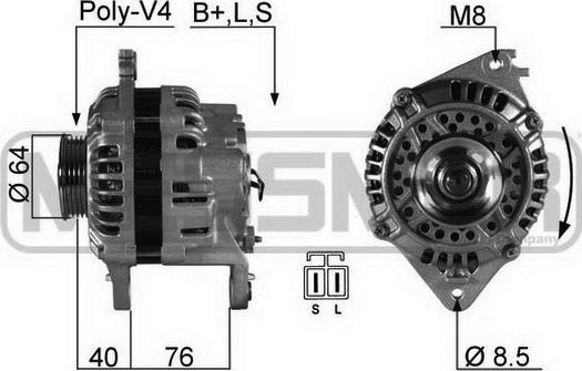 ERA 210375 - Генератор vvparts.bg