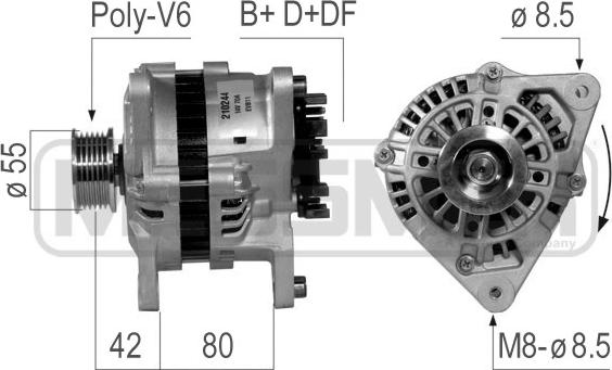 ERA 210244R - Генератор vvparts.bg