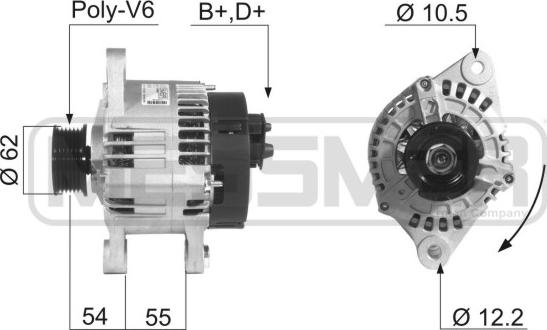 ERA 210246R - Генератор vvparts.bg