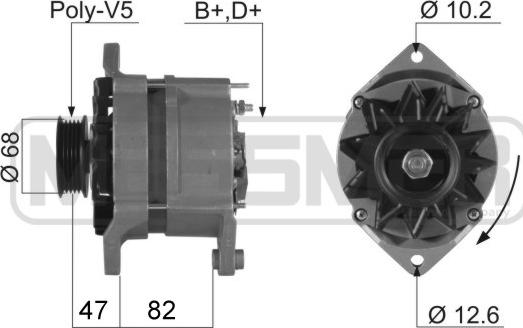 ERA 210240R - Генератор vvparts.bg