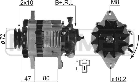 ERA 210250R - Генератор vvparts.bg