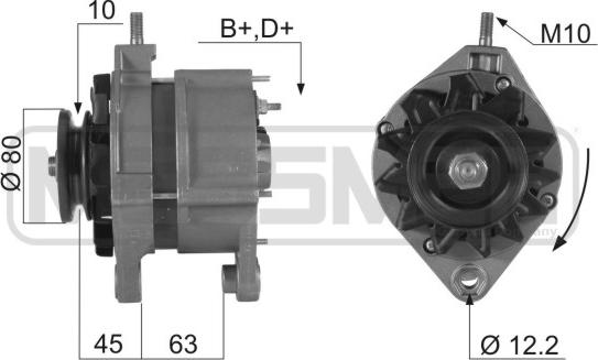 ERA 210257R - Генератор vvparts.bg