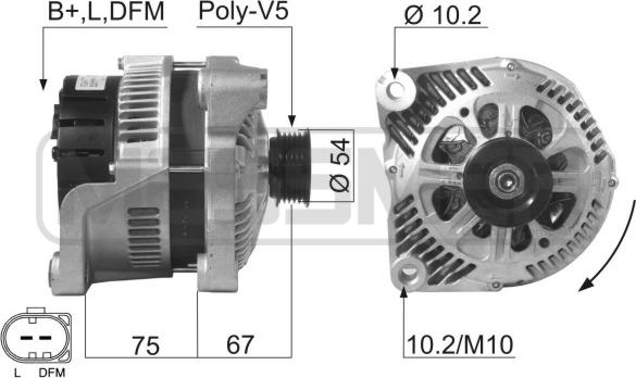 ERA 210260A - Генератор vvparts.bg