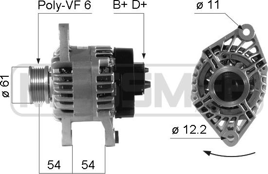 ERA 210263R - Генератор vvparts.bg