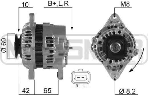 ERA 210208A - Генератор vvparts.bg