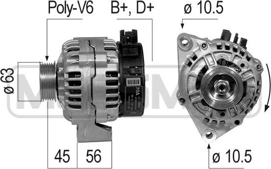 ERA 210216R - Генератор vvparts.bg