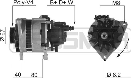 ERA 210210A - Генератор vvparts.bg