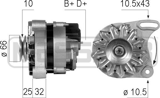 ERA 210213R - Генератор vvparts.bg