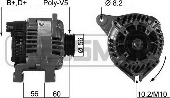 ERA 210217R - Генератор vvparts.bg