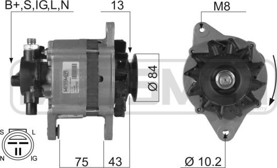 ERA 210289R - Генератор vvparts.bg