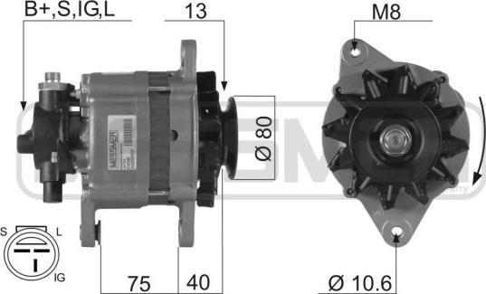 ERA 210288R - Генератор vvparts.bg