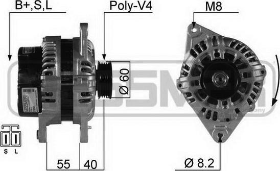 ERA 210283R - Генератор vvparts.bg