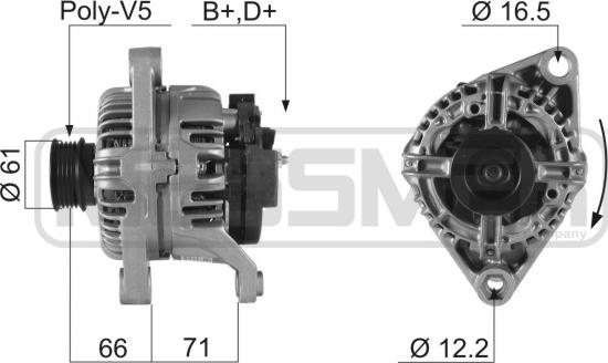 ERA 210287 - Генератор vvparts.bg