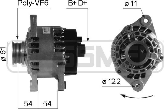 ERA 210236 - Генератор vvparts.bg