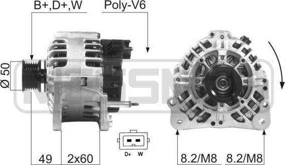 ERA 210224A - Генератор vvparts.bg