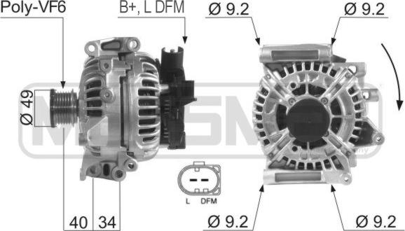 ERA 210273A - Генератор vvparts.bg