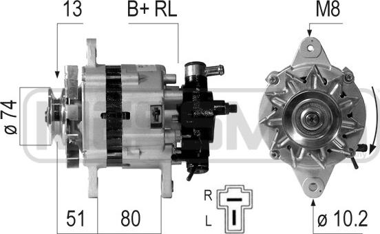 ERA 210796 - Генератор vvparts.bg