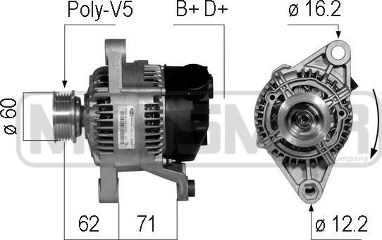 ERA 210741 - Генератор vvparts.bg