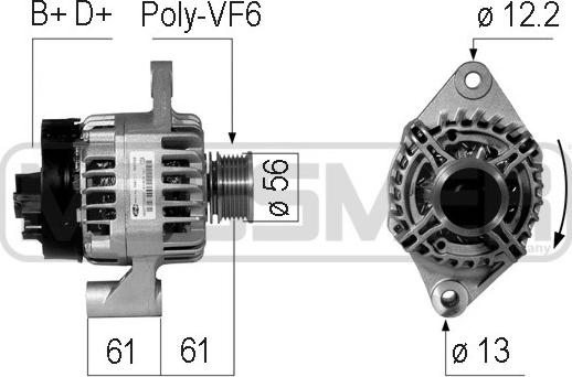 ERA 210758 - Генератор vvparts.bg