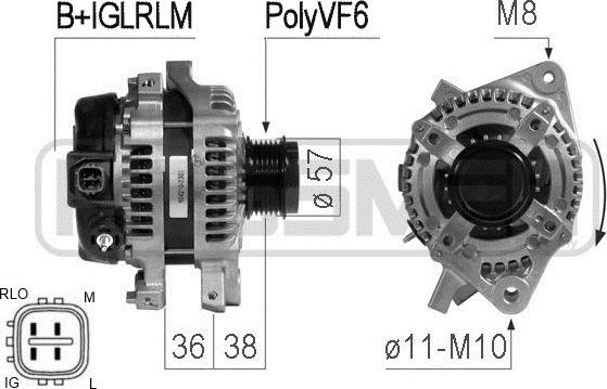 ERA 210765A - Генератор vvparts.bg