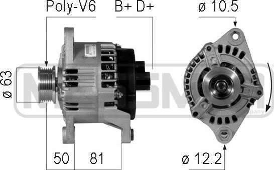 ERA 210760 - Генератор vvparts.bg