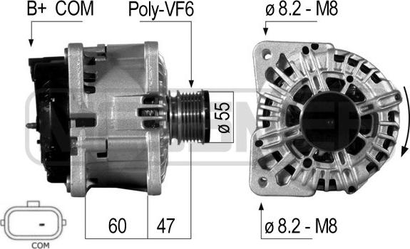 ERA 210705A - Генератор vvparts.bg