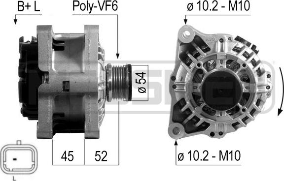 ERA 210703A - Генератор vvparts.bg