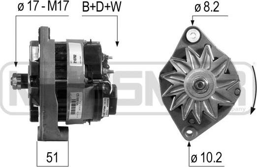 ERA 210702 - Генератор vvparts.bg