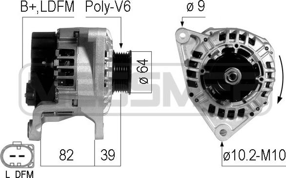 ERA 210733 - Генератор vvparts.bg