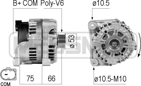 ERA 210771 - Генератор vvparts.bg