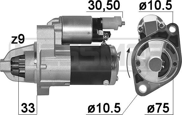 ERA 220990A - Стартер vvparts.bg