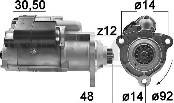 ERA 220993 - Стартер vvparts.bg