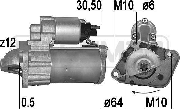 ERA 220997 - Стартер vvparts.bg