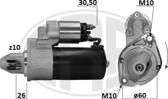 ERA 220947A - Стартер vvparts.bg